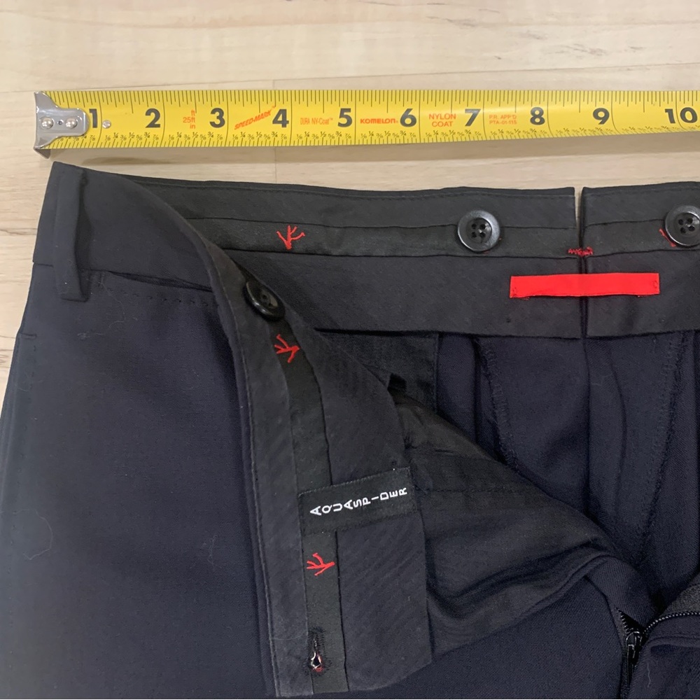ISAIA aquaspider dress pants black IT46